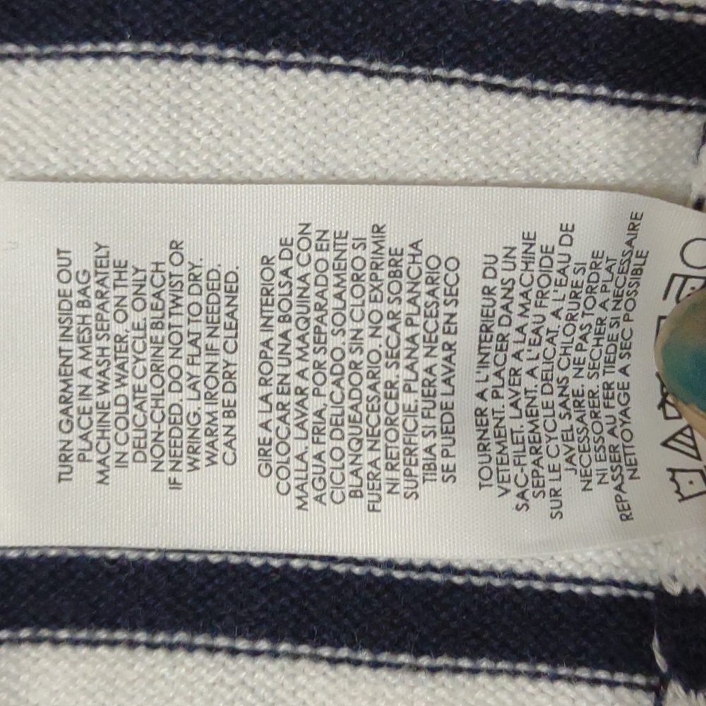 Cabi Victory Patchwork Stripe Duster/Cardigan Siz… - image 7